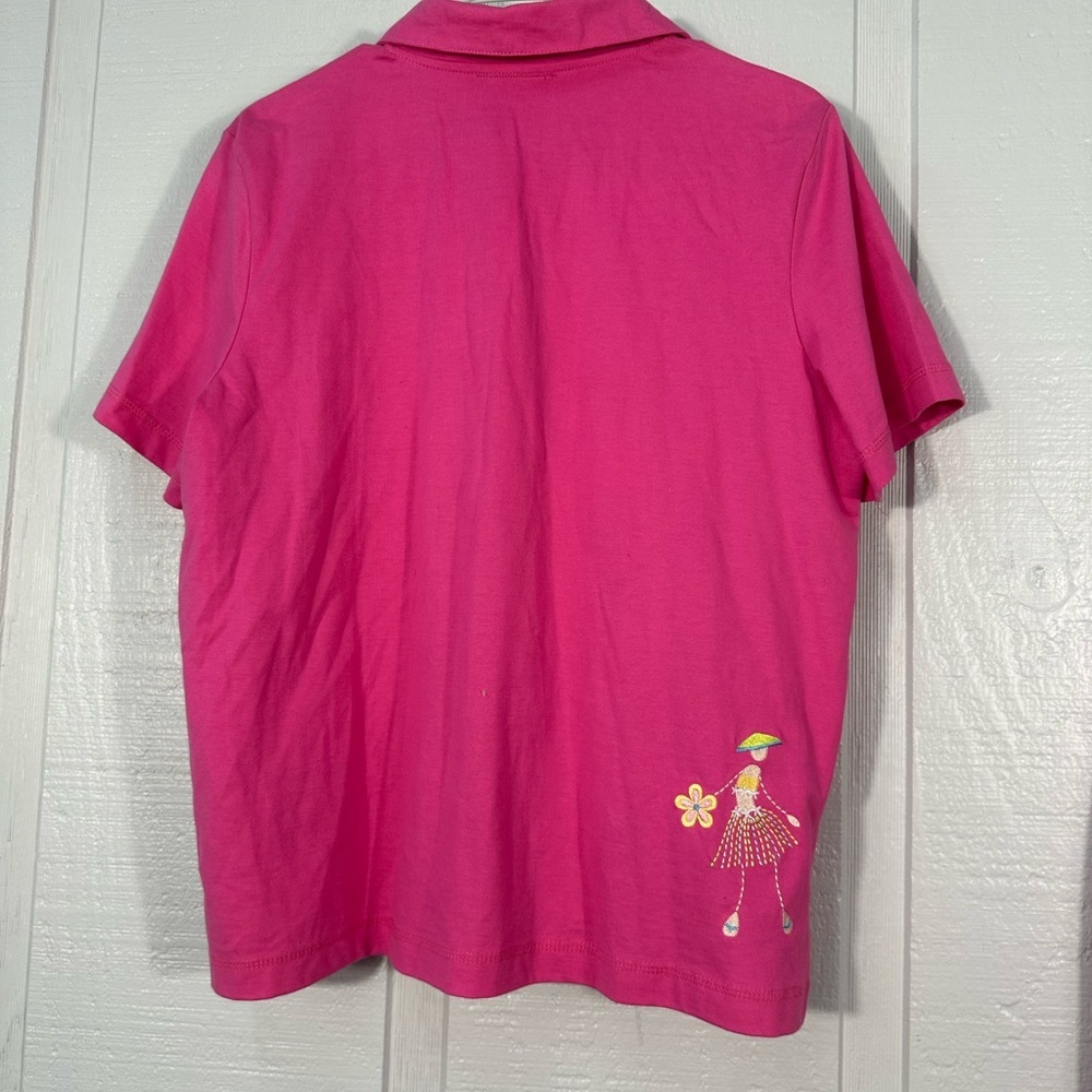 Marshall Russo  Vintage Pink Short Sleeve Capri Set Size M EUC - Picture 12 of 12
